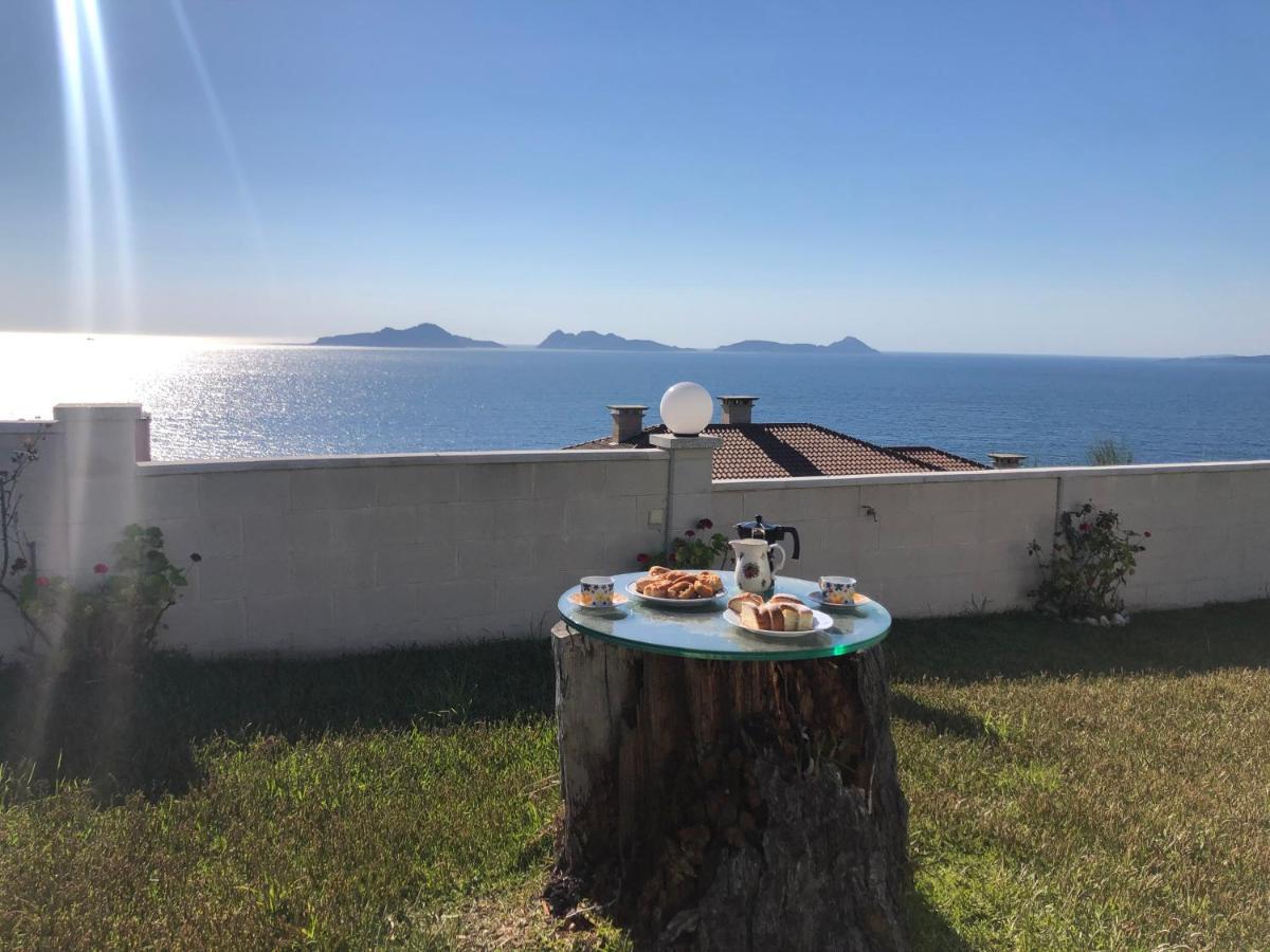 Precioso Apartamento Con Terreno Y Vistas A Cies Vigo Zewnętrze zdjęcie