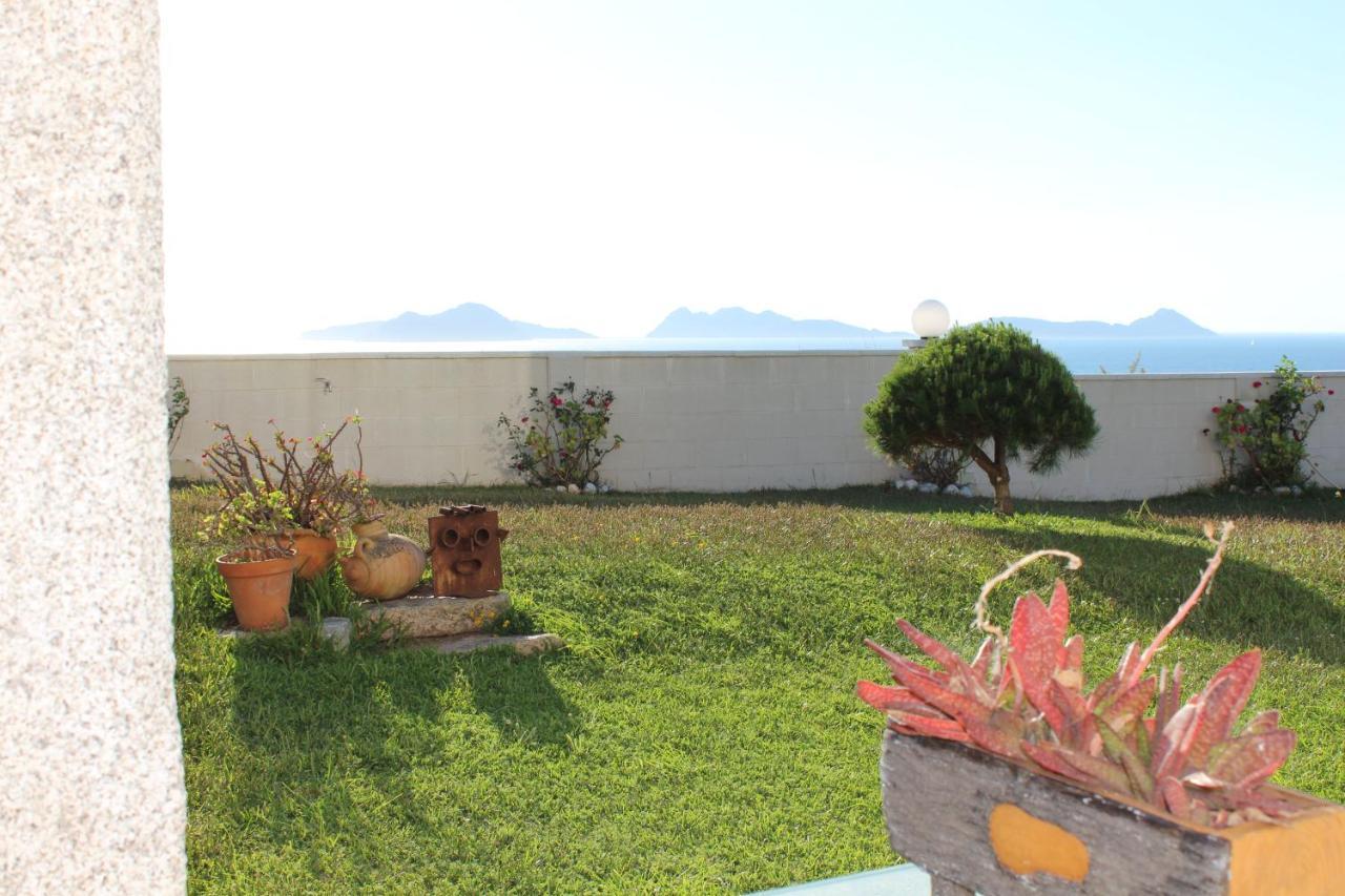 Precioso Apartamento Con Terreno Y Vistas A Cies Vigo Zewnętrze zdjęcie